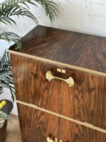 Exotic Vintage Cocktail Cabinet | Professionally Restored with a Tropical & Art Deco Interior