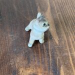 Vintage 1960s Porcelain Cat Figurines, Trio Set, Collectable Miniatures