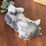 Vintage 1991 Studio Six Pottery Cat Figurine, M. Short Signed, Fulham Ceramic