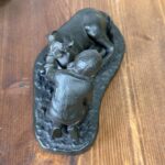 Vintage Heredities Bronze Girl Foal Sculpture P Parsons Signed 70s 80s Figure