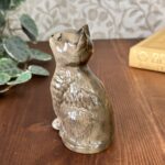 Vintage Beswick 1886 Grey Persian Kitten Figurine, Green Eyes, Albert Hallam