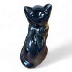 Vintage Just Cats & Co Ceramic Cat Figurine, Black White Tuxedo, Staffs Pottery