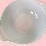 Vintage JAJ Pyrex Green Clover Leaf Cinderella Bowl, Large 1950s Mixing Bowl
