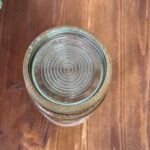 Vintage British Made Glass Canning Jar, G670 Rustic Preserve Jar, English Made Lid