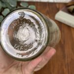 Vintage British Made Glass Canning Jar, G670 Rustic Preserve Jar, English Made Lid
