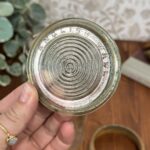 Vintage British Made Glass Canning Jar, G670 Rustic Preserve Jar, English Made Lid