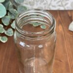 Vintage British Made Glass Canning Jar, G670 Rustic Preserve Jar, English Made Lid