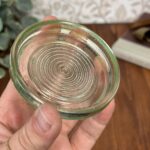 Vintage British Made Glass Canning Jar, G670 Rustic Preserve Jar, English Made Lid