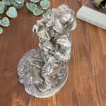 Vintage Argenplast Spanish Silver Plate Tramp Figure Leaning on Postbox Statue