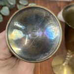 Vintage Falstaff Silver Plated Goblets Pair, Spanish Wine Chalices, Grapevine Stem