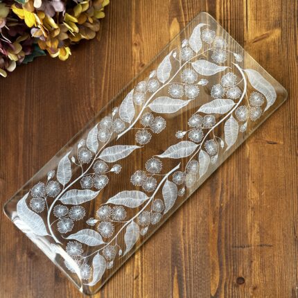 Vintage 1950s Chance Glass 'Calypto' Tray - Michael Harris Mid Century Serving Plate
