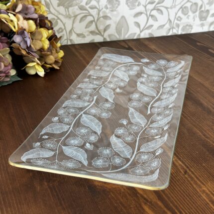 Vintage 1950s Chance Glass 'Calypto' Tray - Michael Harris Mid Century Serving Plate
