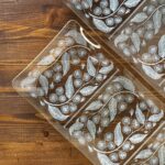 Pair Chance Glass Calypto Buffet Trays - Michael Harris 1959 Mid-Century