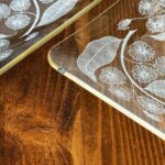 Pair Chance Glass Calypto Buffet Trays - Michael Harris 1959 Mid-Century