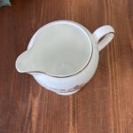 Vintage Wedgwood Sandon Creamer Jug, 1950s Bone China Floral Bee Gold Trim