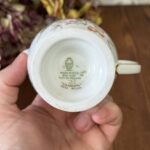 Vintage Wedgwood Sandon Creamer Jug, 1950s Bone China Floral Bee Gold Trim