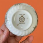 Vintage Minton Golden Fern Tea Set, Elegant Bone China, Repaired