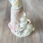 Vintage Giuseppe Armani "Girl with Rabbits" Figurine 1987 Capodimonte Florence Art