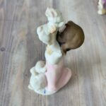 Vintage Giuseppe Armani "Girl with Rabbits" Figurine 1987 Capodimonte Florence Art