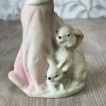 Vintage Giuseppe Armani "Girl with Rabbits" Figurine 1987 Capodimonte Florence Art