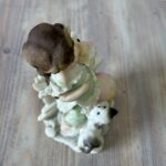 Vintage Giuseppe Armani "Girl with Ice Cream & Puppy" Figurine 1987 Capodimonte Florence Porcelain Statue