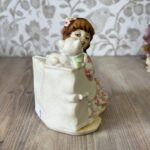 Vintage Giuseppe Armani Figurine 1987 Girl Playing Piano & Cat Capodimonte Italy