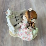 Vintage Giuseppe Armani Figurine 1987 Girl Playing Piano & Cat Capodimonte Italy