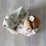 Vintage Giuseppe Armani Figurine 1987 Girl Playing Piano & Cat Capodimonte Italy