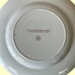 Wedgwood Denison Plate, Doane Library 1937, Red Transferware, College Decor