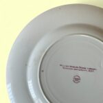 Wedgwood Denison Plate, Doane Library 1937, Red Transferware, College Decor