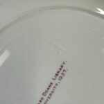 Wedgwood Denison Plate, Doane Library 1937, Red Transferware, College Decor