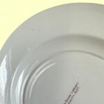 Wedgwood Denison Plate, Doane Library 1937, Red Transferware, College Decor