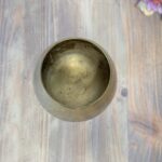 Vintage Etched Brass Cognac Goblet - EPNS Altar Cup, Indian Ritual Wine Chalice