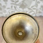 Vintage EPNS Silver Plated Goblet, Etched Floral Chalice, India Barware Altar Cup