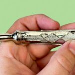 Vintage Italian Silver Plated Cake Server & Knife Set - Holly Flower Design