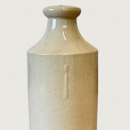 Antique Stoneware Ink Bottles, Set of 3 Rustic Bud Vases, Farmhouse Pottery