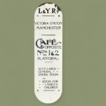 Antique L&Y Ry Manchester Victoria Station Cafe Sign, c.1910 Railwaya