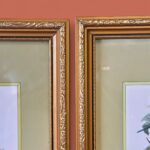 Pair of Framed C.F. Tunnicliffe Bird Prints, Vintage Chaffinch & Bullfinch Art