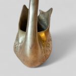 Vintage Brass Swan Planter, Mid Century Boho Desk Tidy, Made in India Ornament