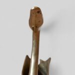 Vintage Brass Swan Planter, Mid Century Boho Desk Tidy, Made in India Ornament