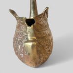 Vintage Brass Swan Planter, Mid Century Boho Desk Tidy, Made in India Ornament