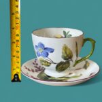 Royal Collection Botanical Teacup & Saucer, Chelsea Fine Bone China, Made in England