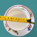 Royal Collection Botanical Teacup & Saucer, Chelsea Fine Bone China, Made in England
