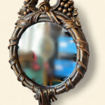 Vintage Euromarchi Gilt Mirror, Italian Rococo Style, Ornate Fruit & Leaf Frame