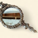 Vintage Euromarchi Gilt Mirror, Italian Rococo Style, Ornate Fruit & Leaf Frame