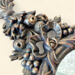 Vintage Euromarchi Gilt Mirror, Italian Rococo Style, Ornate Fruit & Leaf Frame
