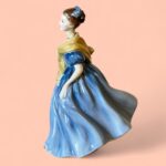 Vintage Royal Doulton Adrienne Figurine HN 2304, 1960s Peggy Davies China Lady