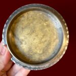 Culinary Concepts Bee Butter Dish, Hammered Silver Plated Jam Pot, Cloche Lid