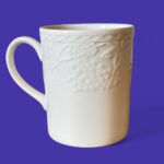 Vintage Franciscan Country Fayre Mug, 1980s Embossed Fruit, English Earthenware