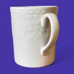 Vintage Franciscan Country Fayre Mug, 1980s Embossed Fruit, English Earthenware